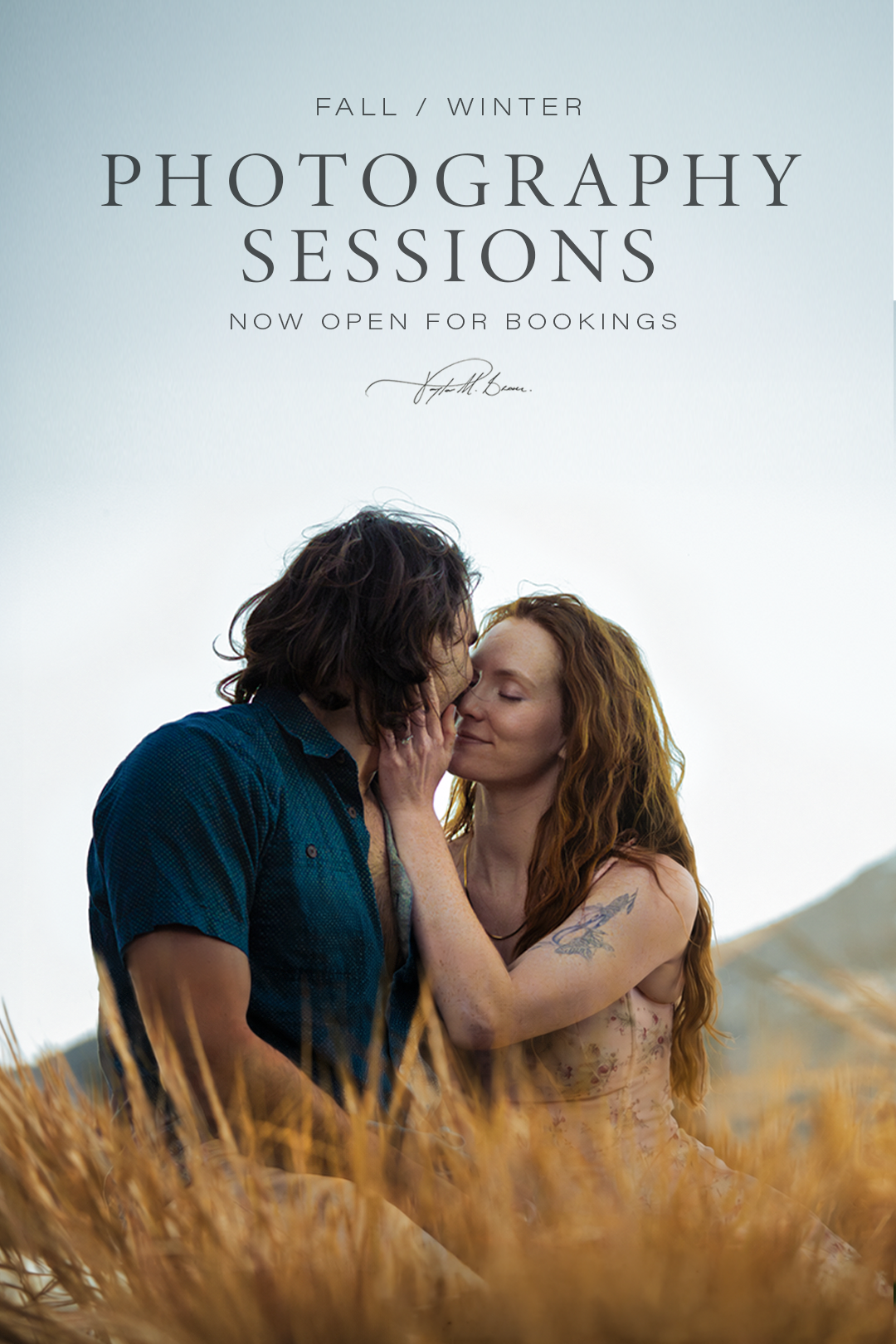 Fall / Winter photography sessions, now open for bookings